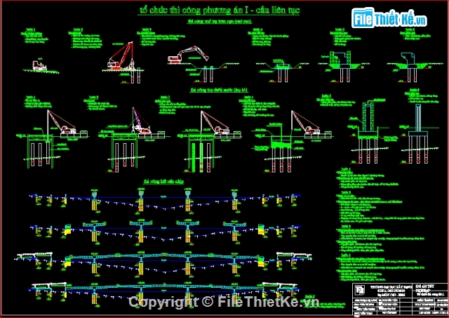 File cad,cầu dầm,bản vẽ cầu,bản vẽ cầu đường,bản dầm cầu trục,cầu dầm cáp hỗn hợp